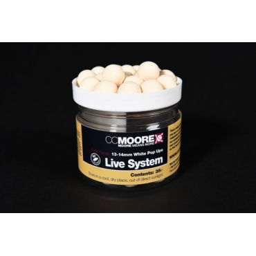CC Moore Live System White 13/14mm Pop Ups